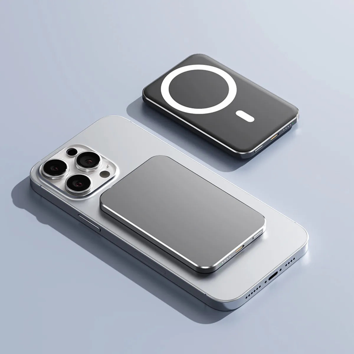 Magnetic wireless power bank for iPhone 18 Pro MagSafe