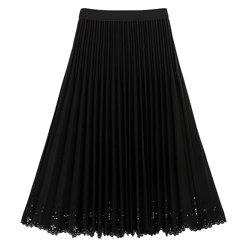 Lace Midi Skirt detail