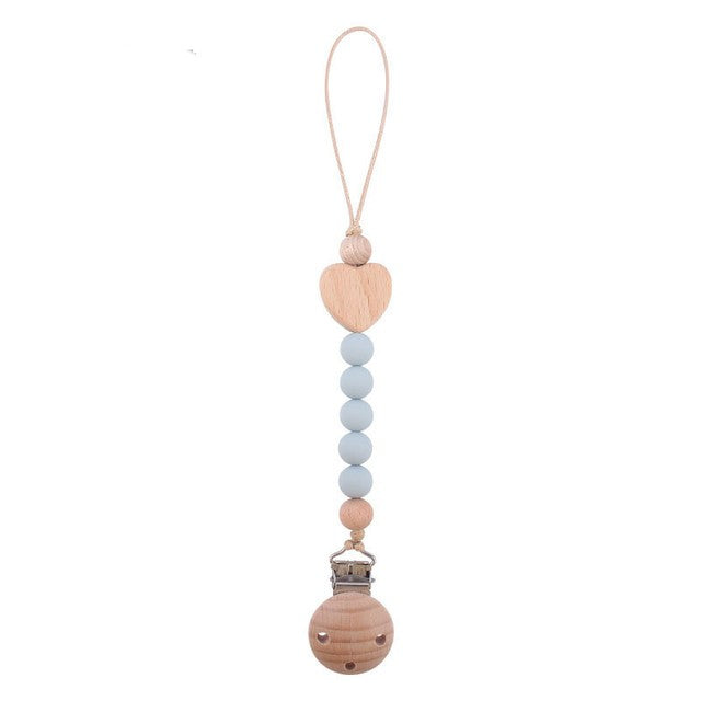 Silicone Bead Pacifier Clip 7