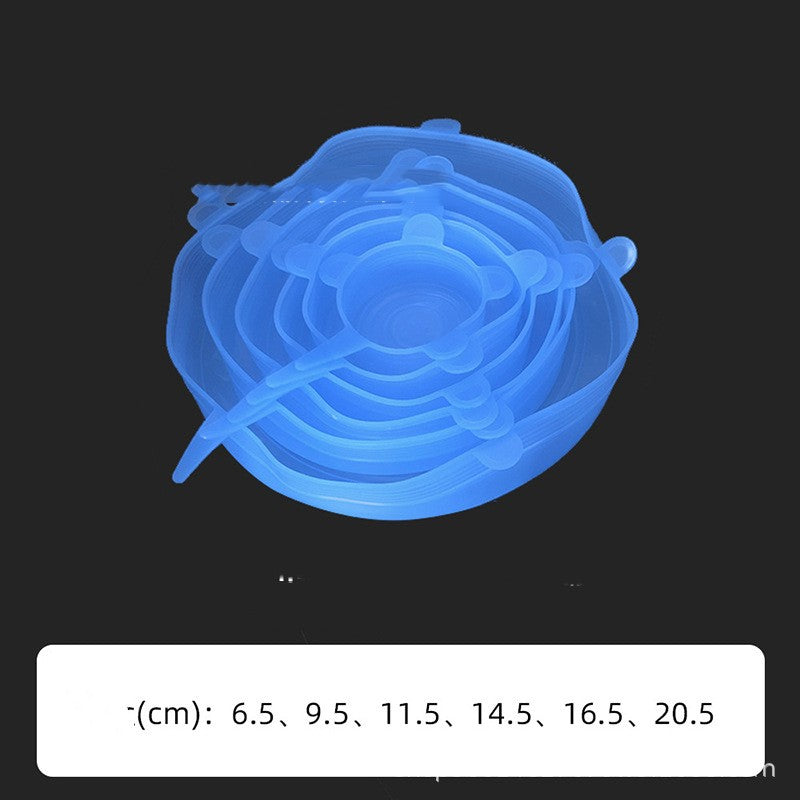 Reusable Silicone Stretch Bowl Lids, 6 Pieces - view 9