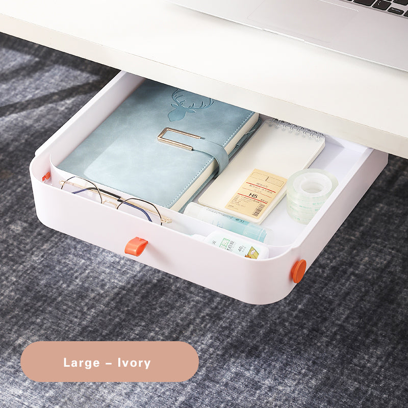 Under-Desk Stick-On Storage Drawer 4