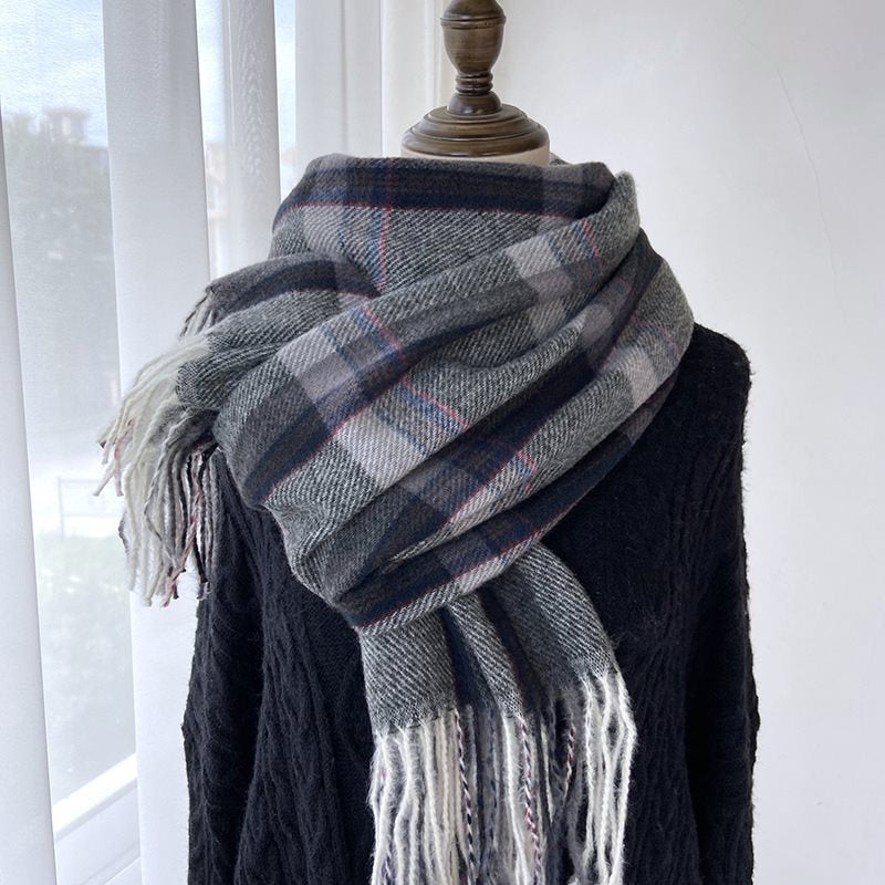 Plaid Autumn Scarf