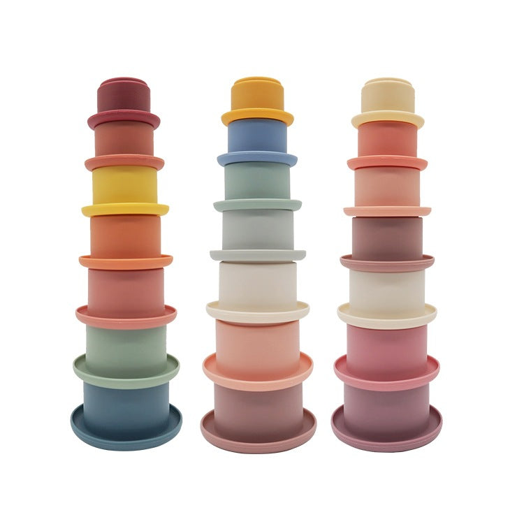 Silicone Stacking Cups 5