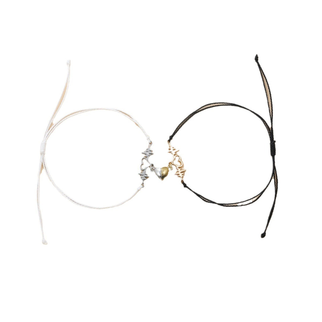 Magnetic Heartbeat Couple Bracelets view 5