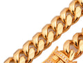 Men's Cuban Link Chain Necklace – Gold