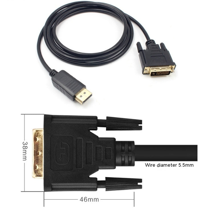 DisplayPort to DVI Cable 5