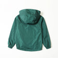 Kids' green hooded jacket – view 1