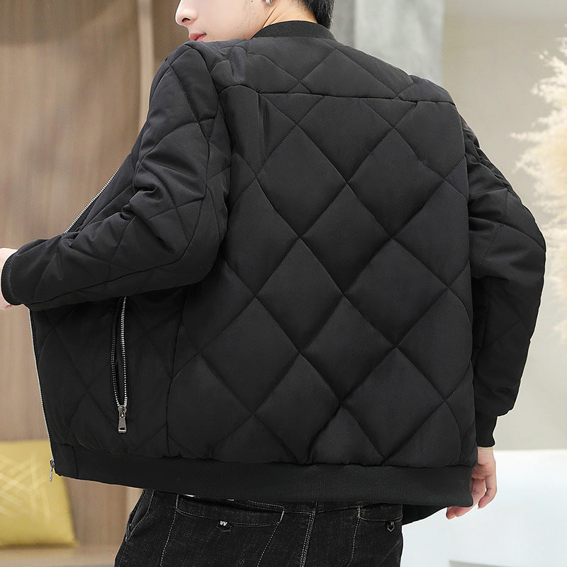 Men's Lightweight Quilted Bomber Jacket - view 4