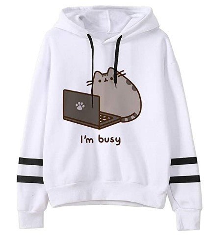 Loose Fleece Pullover Hoodie