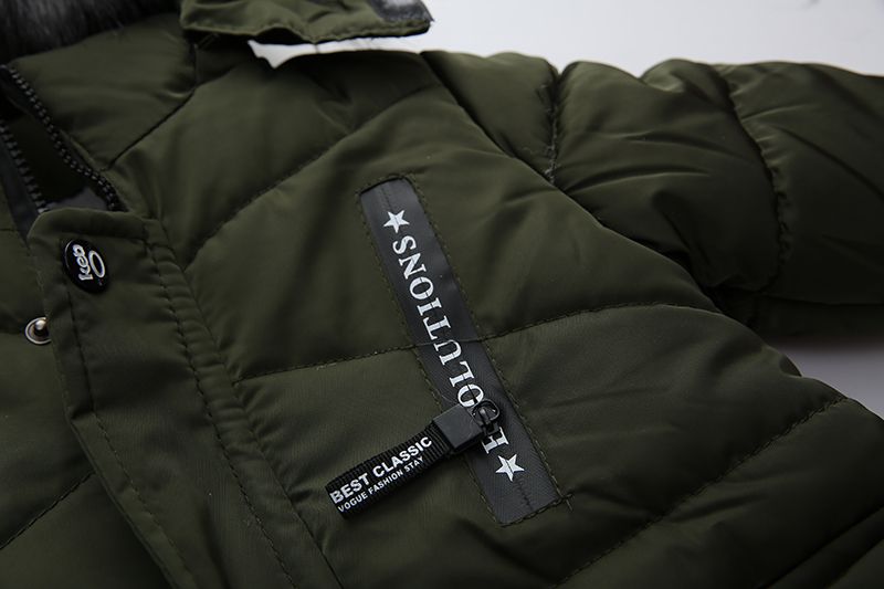 Boys' Faux-Fur Hooded Padded Parka - view 2