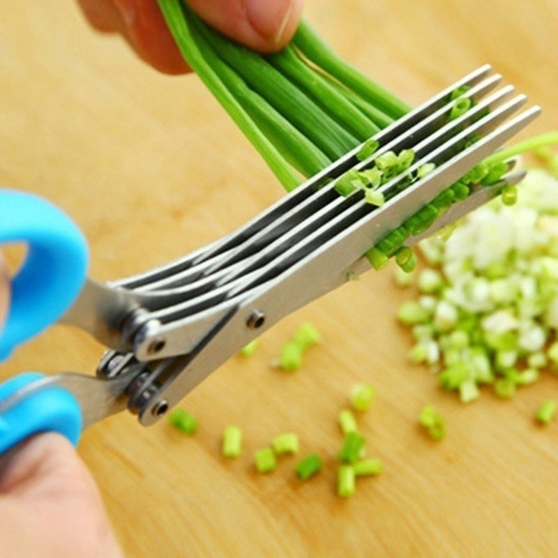 Multi-Blade Herb and Green Onion Scissors 5