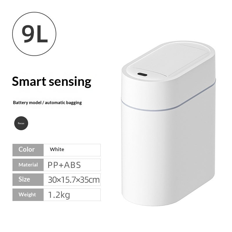 Sensor bathroom trash can