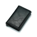 Men's slim apricot RFID pop-up aluminium card wallet