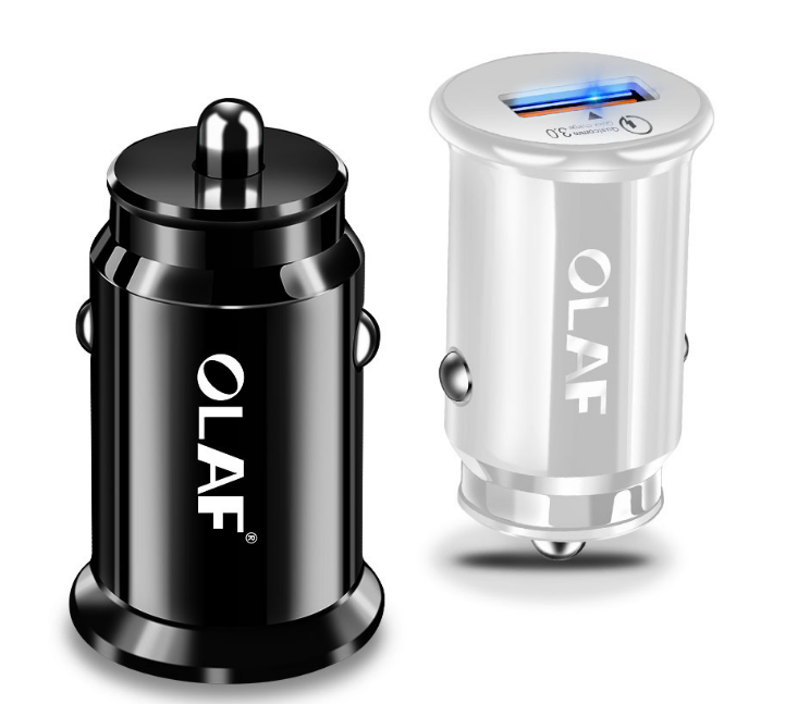 Light-up single-port USB car phone charger – view 5