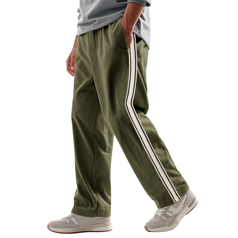 Men's Striped Corduroy Track Pants - view 6