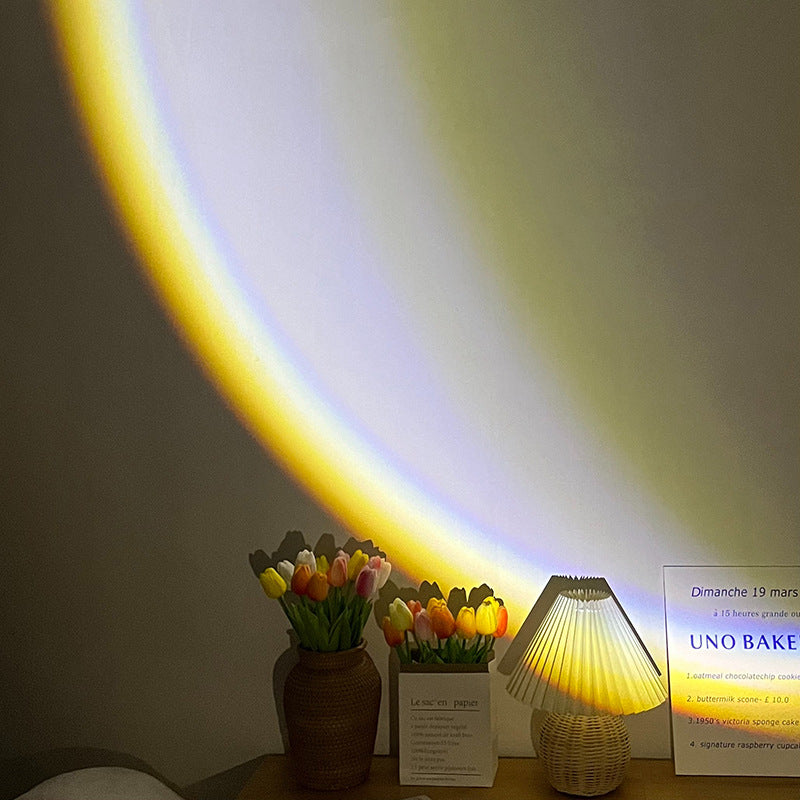 USB Moon Sunset Projection Lamp 6
