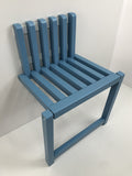 Wall-mounted folding stool