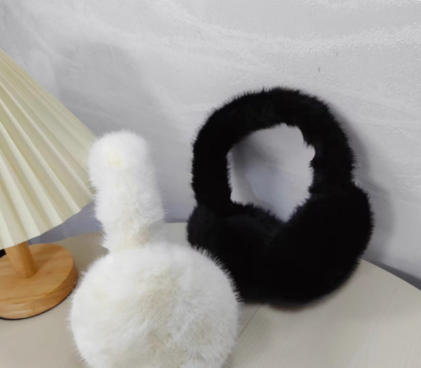 Girls furry winter earmuffs – view 2