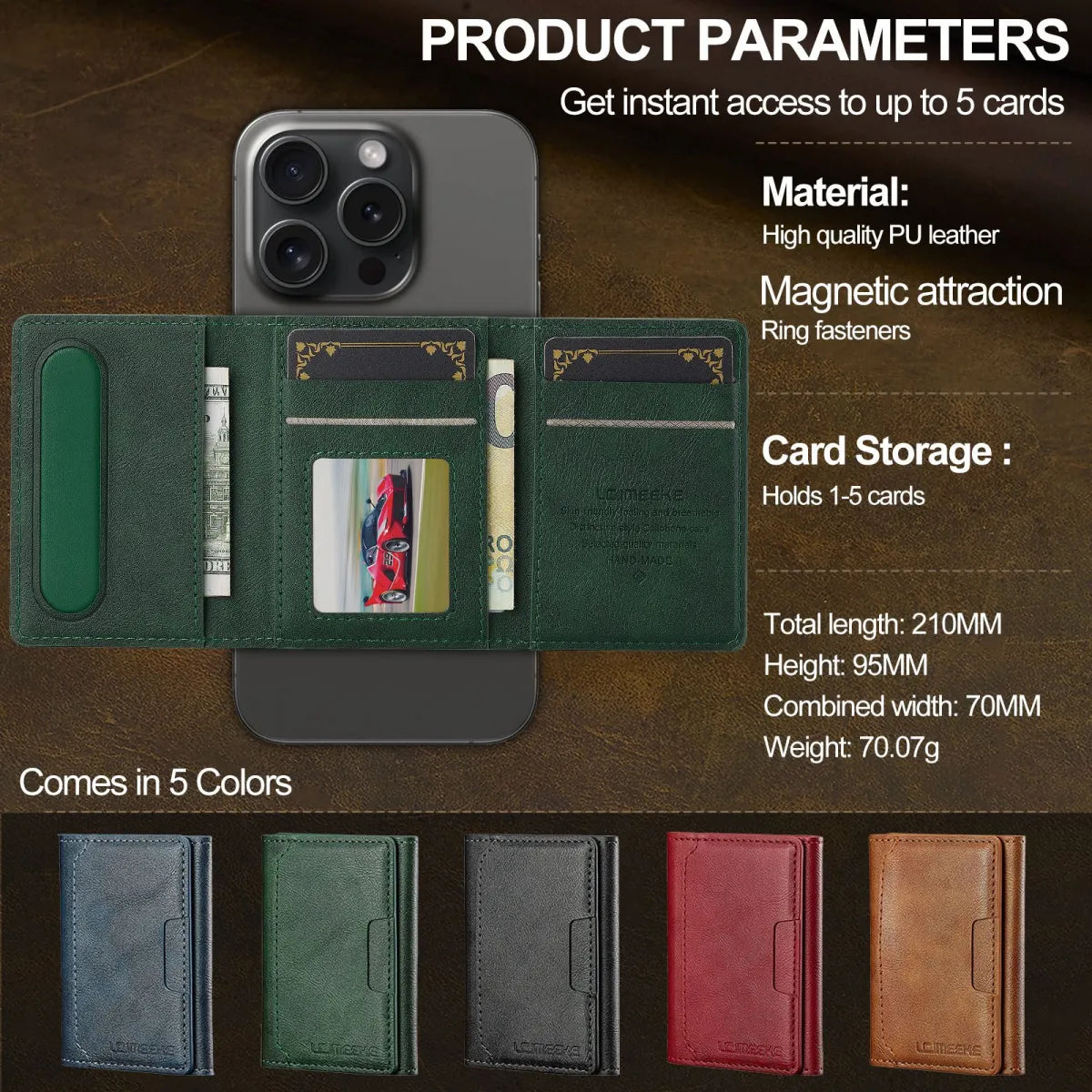 MagSafe magnetic wallet for iPhone 18 Pro and Pro Max