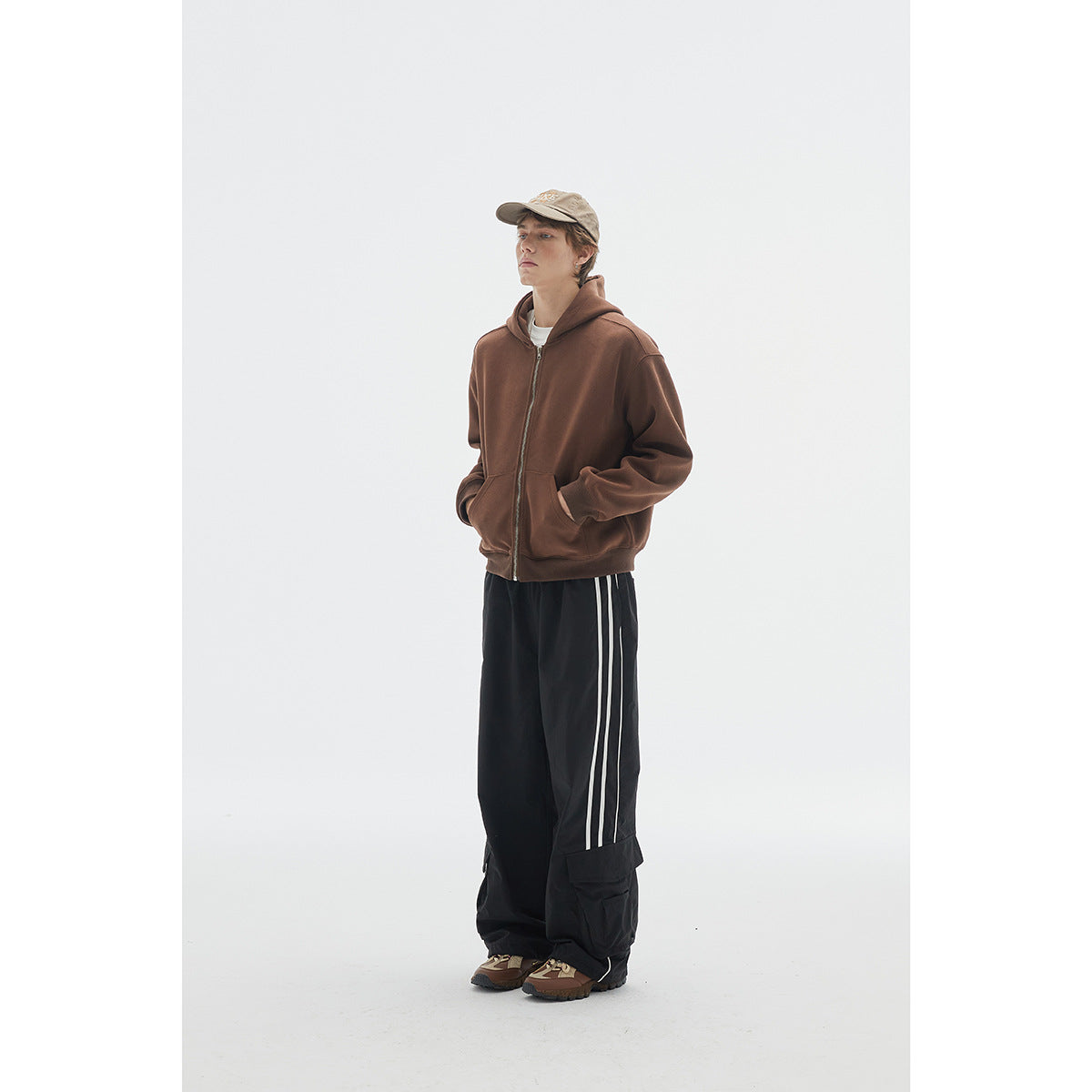 Unisex Side-Stripe Straight Track Pants - view 6
