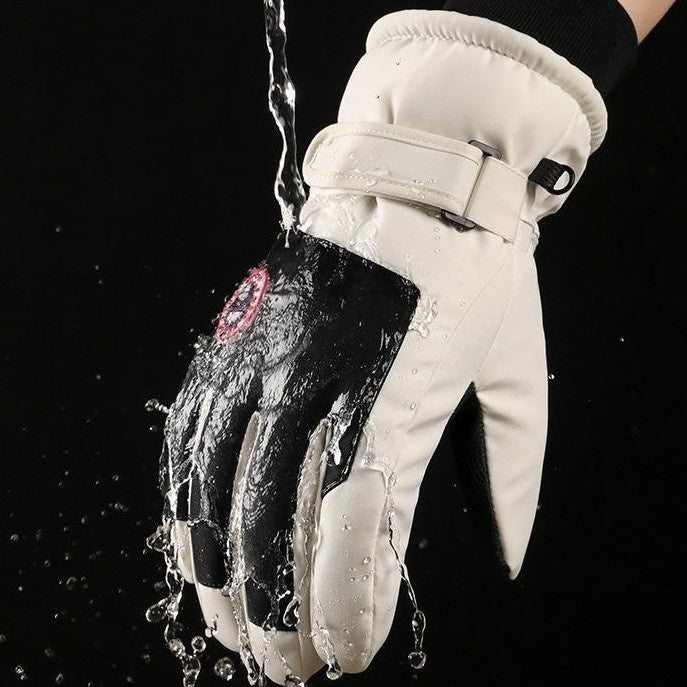 Thermal touchscreen winter gloves pair