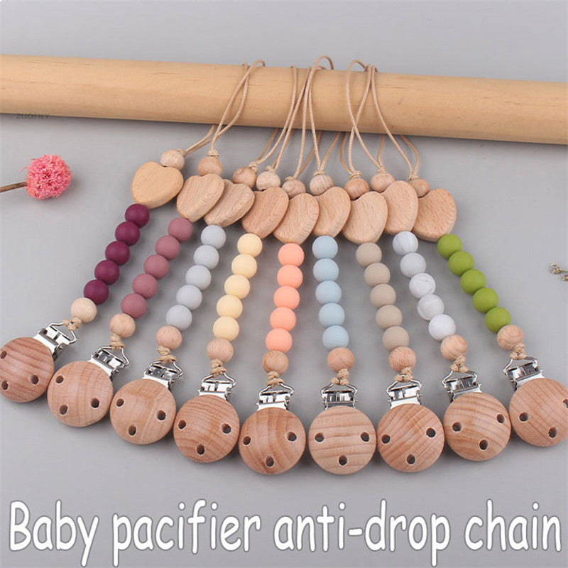 Silicone Bead Pacifier Clip 1