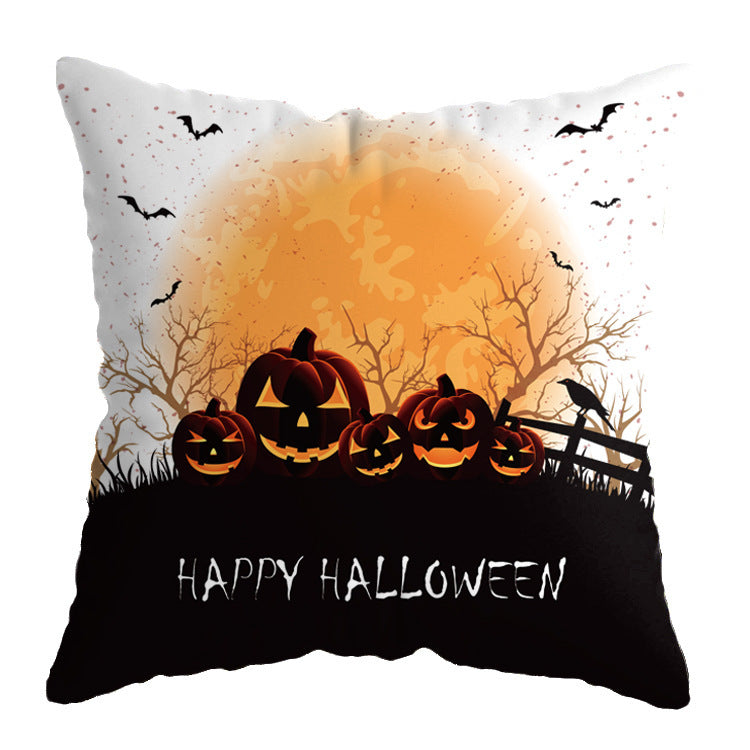 Halloween Linen Pillow Cover – view 1