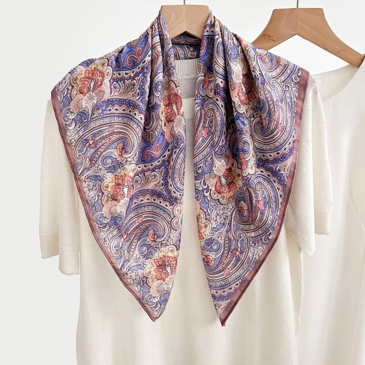 Vintage Square Scarf view 7