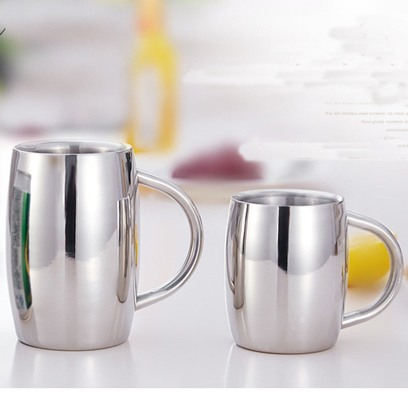 Double-wall insulated stainless steel tumbler mug – view 3
