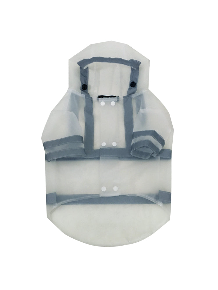 Clear Reflective Waterproof Dog Raincoat - view 4