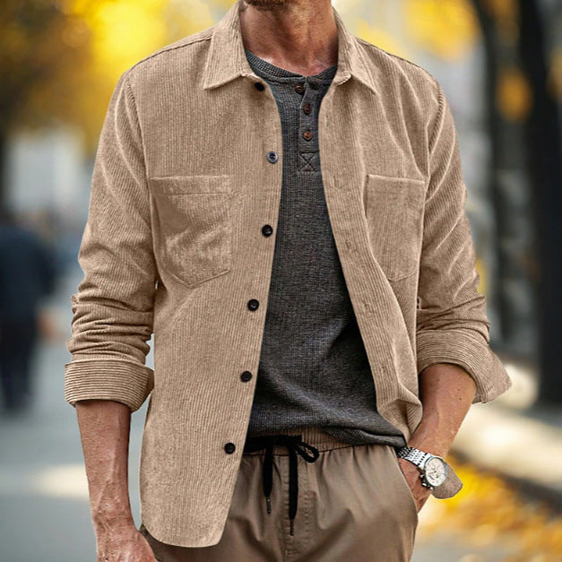 Men's Corduroy Shirt Jacket - view 7