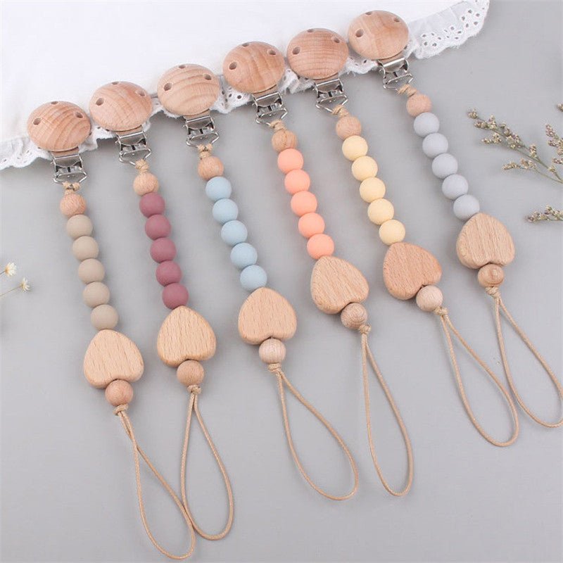 Silicone Bead Pacifier Clip 4