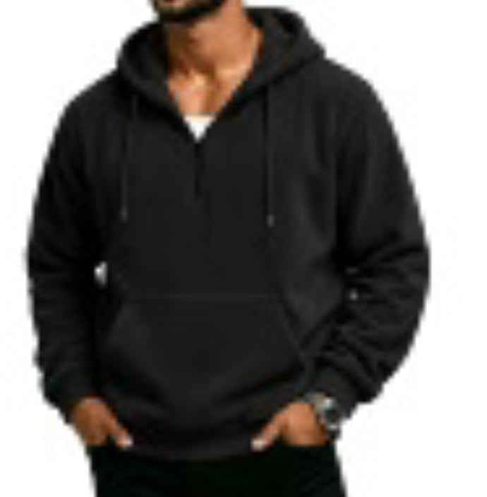 Men's Waffle-Knit Half-Zip Hoodie - view 3