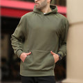 Men's Pullover Hoodie with Kangaroo Pocket - view 9