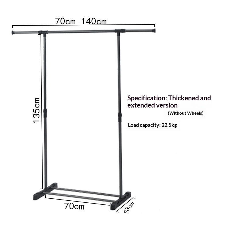 Foldable clothes drying rack