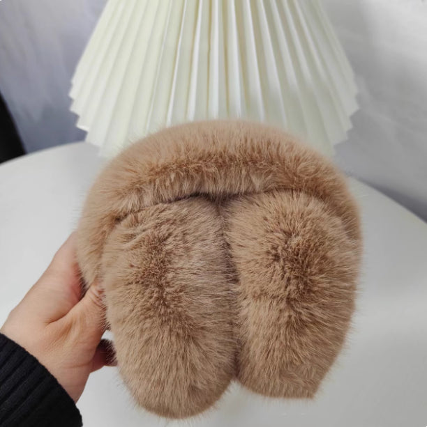 Girls furry winter earmuffs – view 5