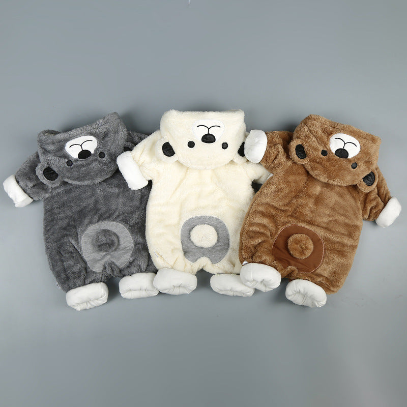 Three colours of the baby bear romper