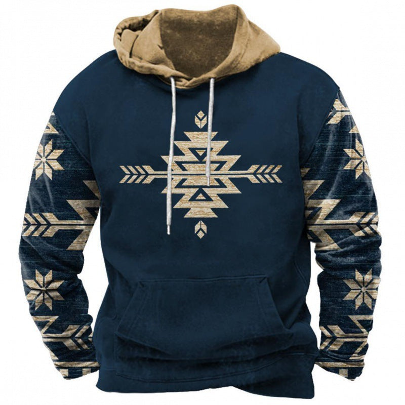 Men's printed graphic pullover hoodie – view 2