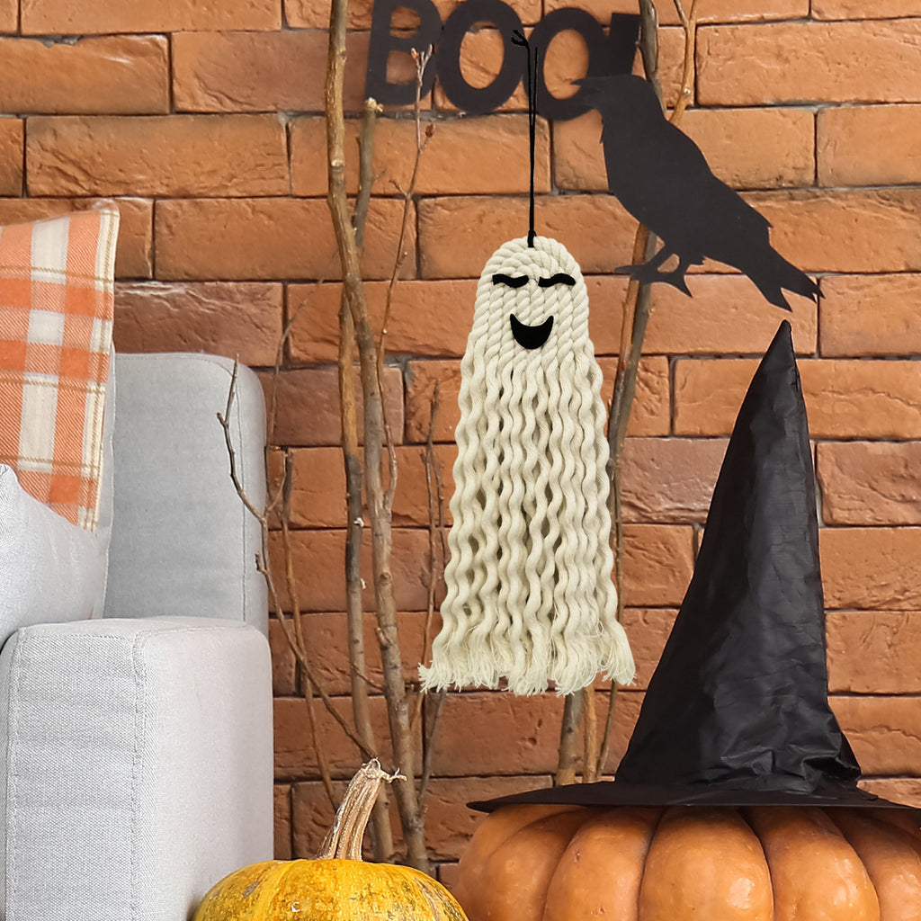 Macramé Ghost Hanging Wall Decoration – view 5