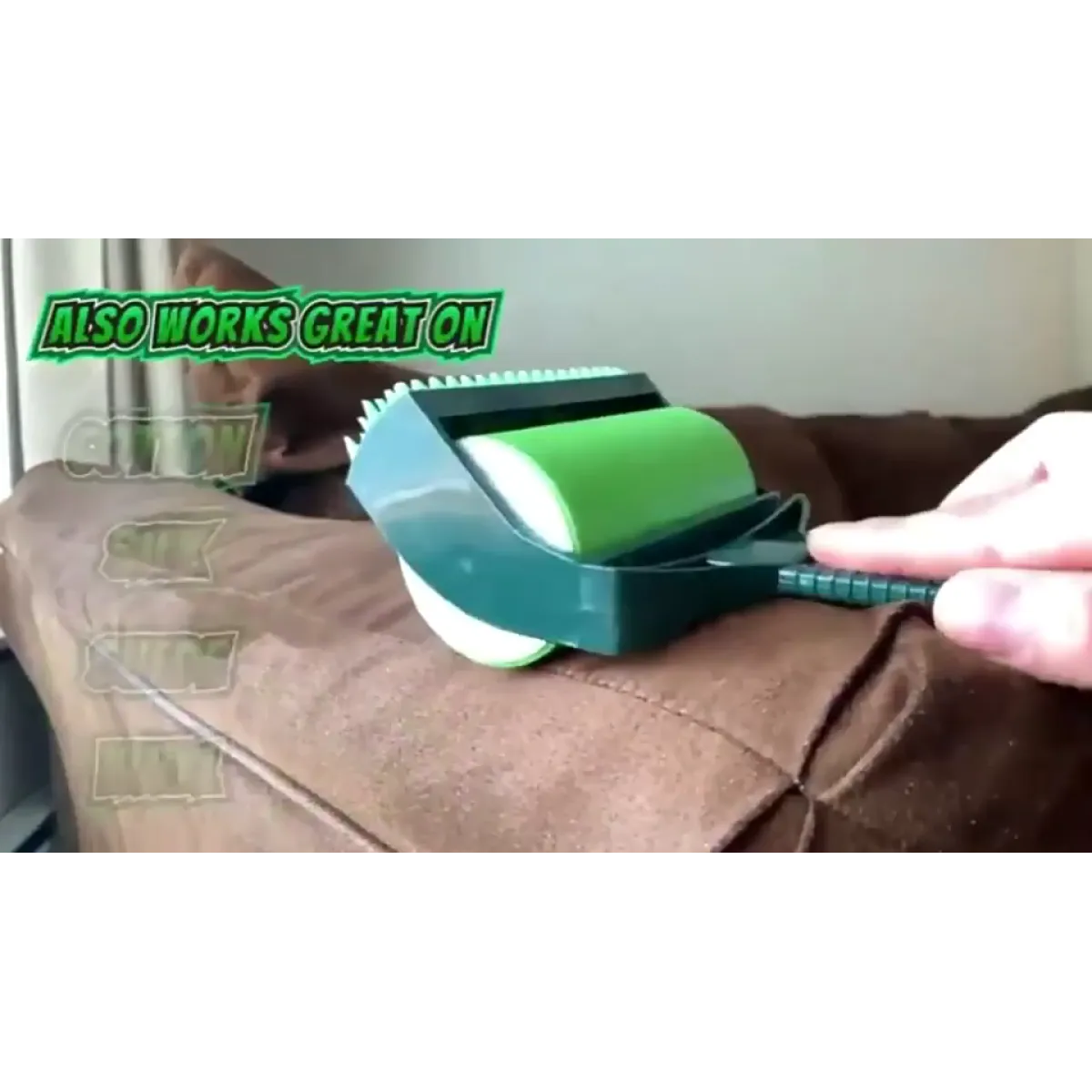 Washable reusable lint and pet hair remover roller