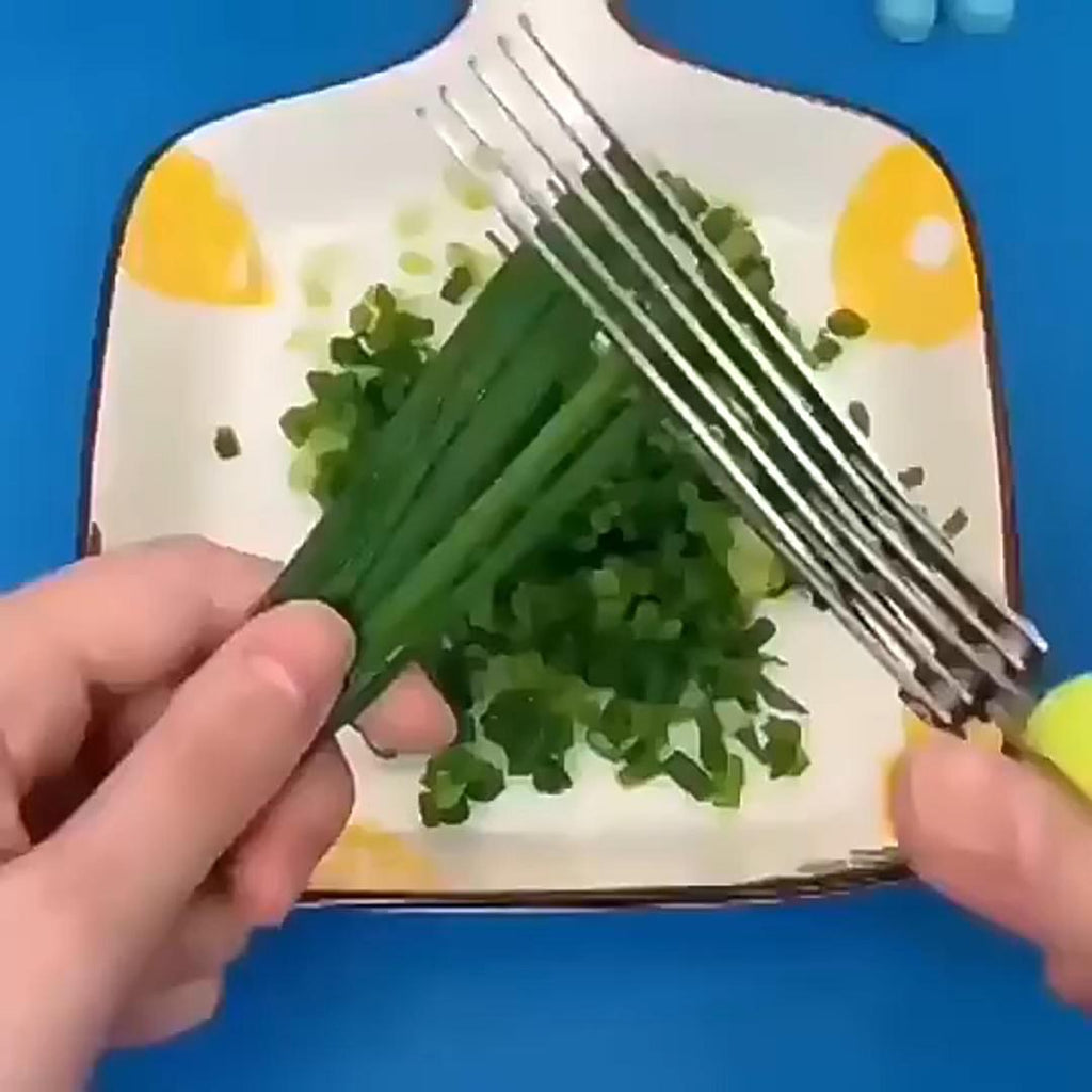 Multi-Blade Herb and Green Onion Scissors 3