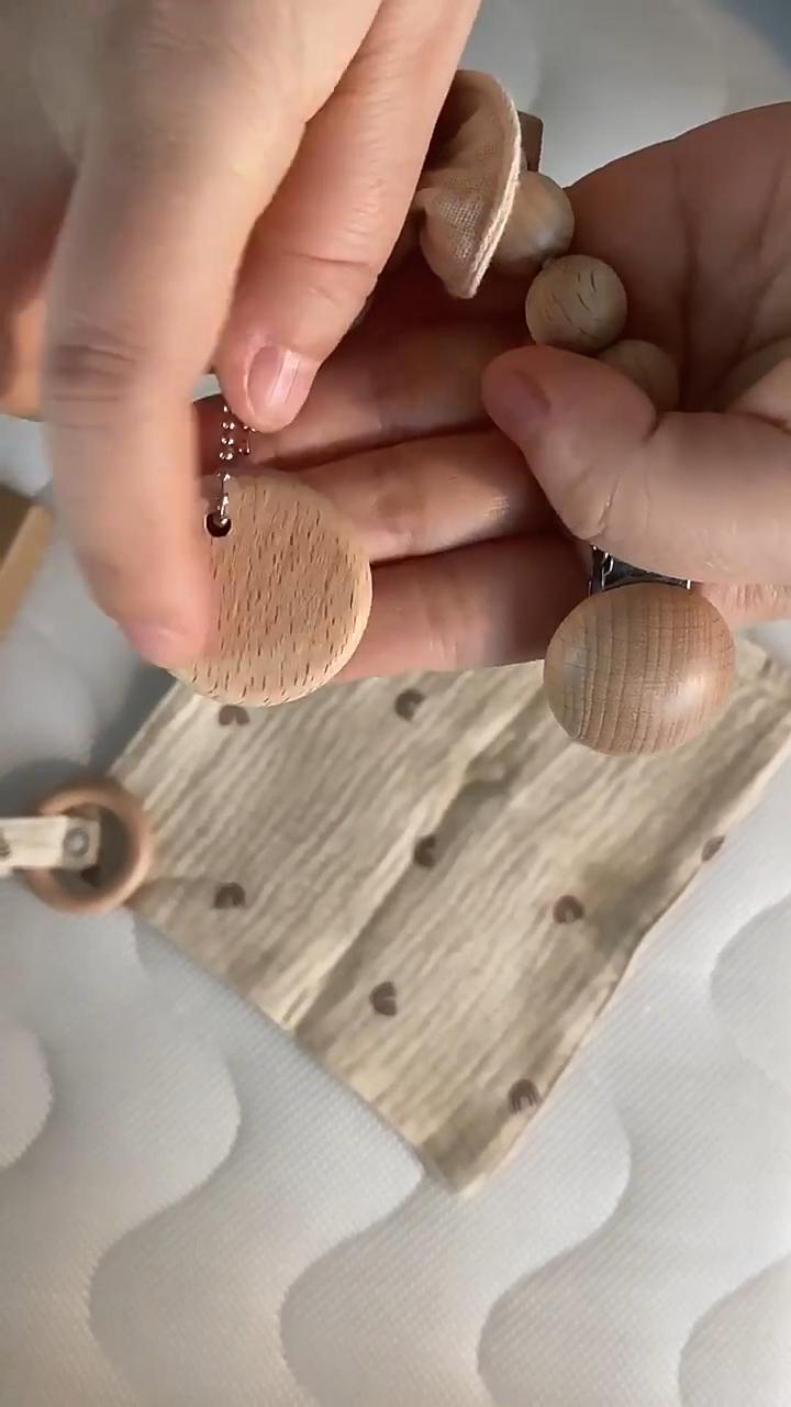 Baby Gift Set with Wooden Rattle 2