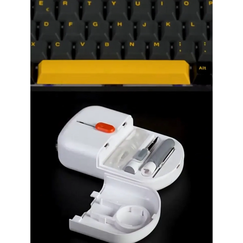 Portable 11-in-1 electronics cleaning kit with brushes for keyboard phone and earbuds